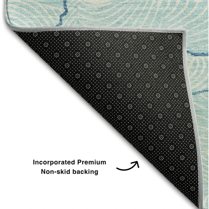 Addison Mayfield Teal AMF1048 8ft. x 10ft. Rect. Rug