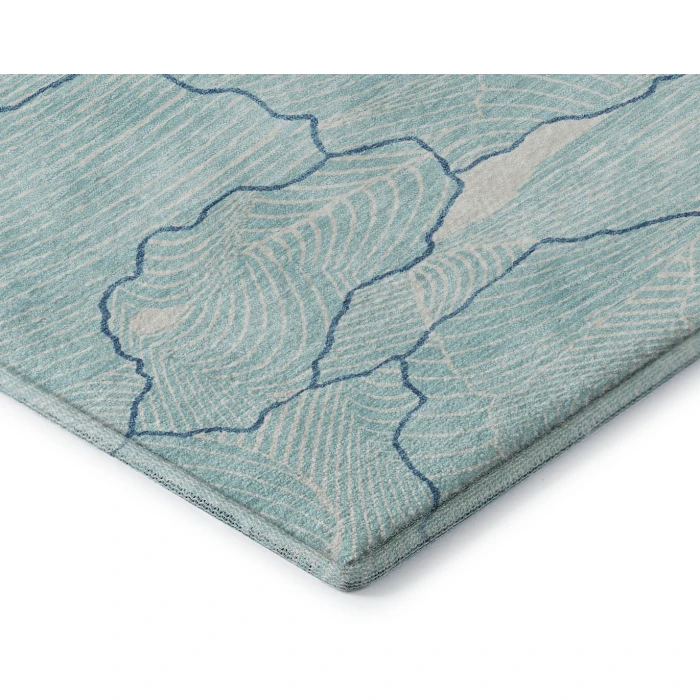 Addison Mayfield Teal AMF1048 8ft. x 10ft. Rect. Rug