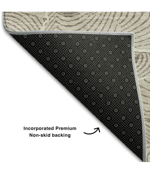 Addison Mayfield Brown AMF1048 - 8ft. Round Rug