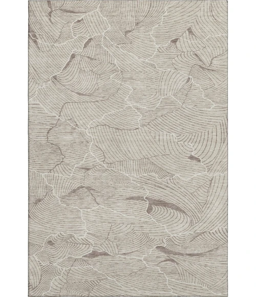 Addison Mayfield Brown AMF1048 - 8ft. Round Rug