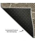 Addison Mayfield Brown AMF1048 - 8ft. Round Rug