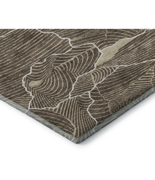 Addison Mayfield Brown AMF1048 - 8ft. Round Rug