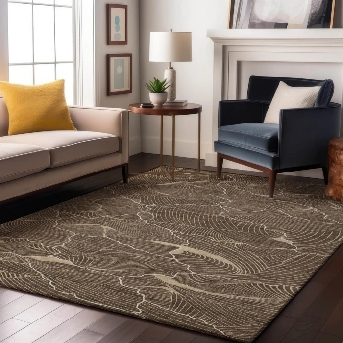 Addison Mayfield Brown AMF1048 8ft. x 10ft. Rect. Rug