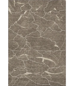 Addison Mayfield Brown AMF1048 - 8ft. Round Rug
