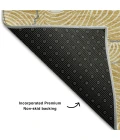 Addison Mayfield Gold AMF1048 - 8ft. Round Rug