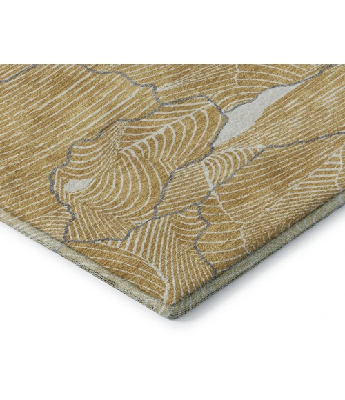 Addison Mayfield Gold AMF1048 - 8ft. Round Rug