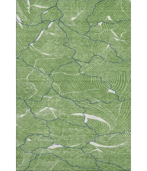 Addison Mayfield Green AMF1048 - 8ft. Round Rug