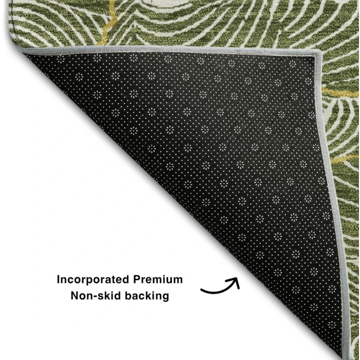 Addison Mayfield Green AMF1048 - 8ft. Round Rug