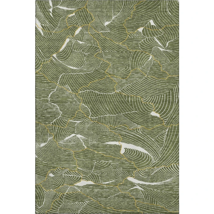 Addison Mayfield Green AMF1048 - 8ft. Round Rug