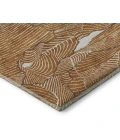 Addison Mayfield Orange AMF1048 - 8ft. Round Rug