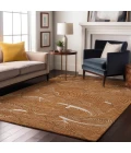 Addison Mayfield Orange AMF1048 - 8ft. Round Rug