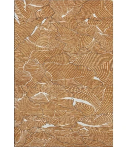Addison Mayfield Orange AMF1048 - 8ft. Round Rug