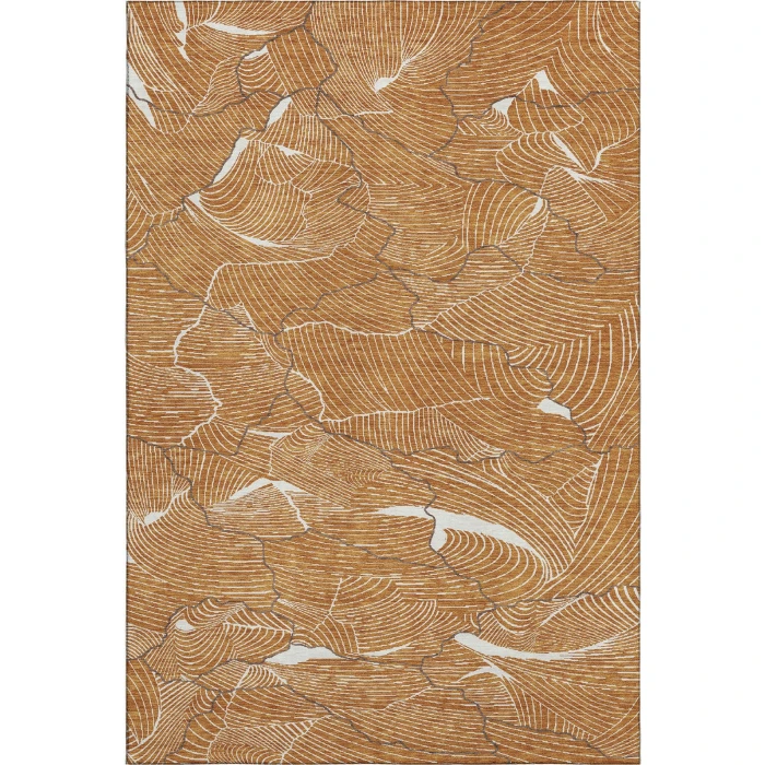 Addison Mayfield Orange AMF1048 5ft. x 7ft. 6in. Rect. Rug