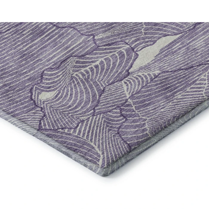 Addison Mayfield Purple AMF1048 - 8ft. Round Rug