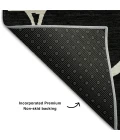 Addison Mayfield Black AMF1049 5ft. x 7ft. 6in. Rect. Rug
