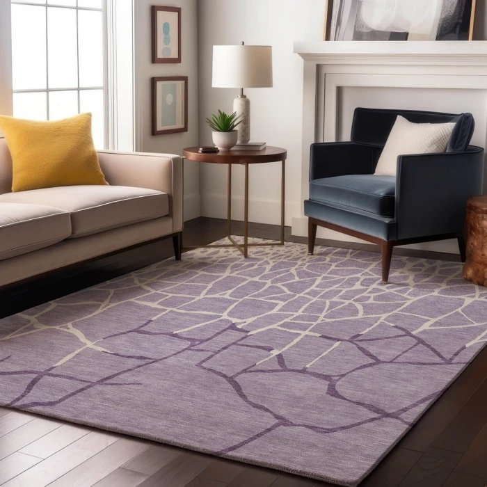 Addison Mayfield Purple AMF1049 9ft. x 12ft. Rect. Rug