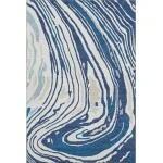 Addison Mayfield Blue AMF1051 - 8ft. Round Rug