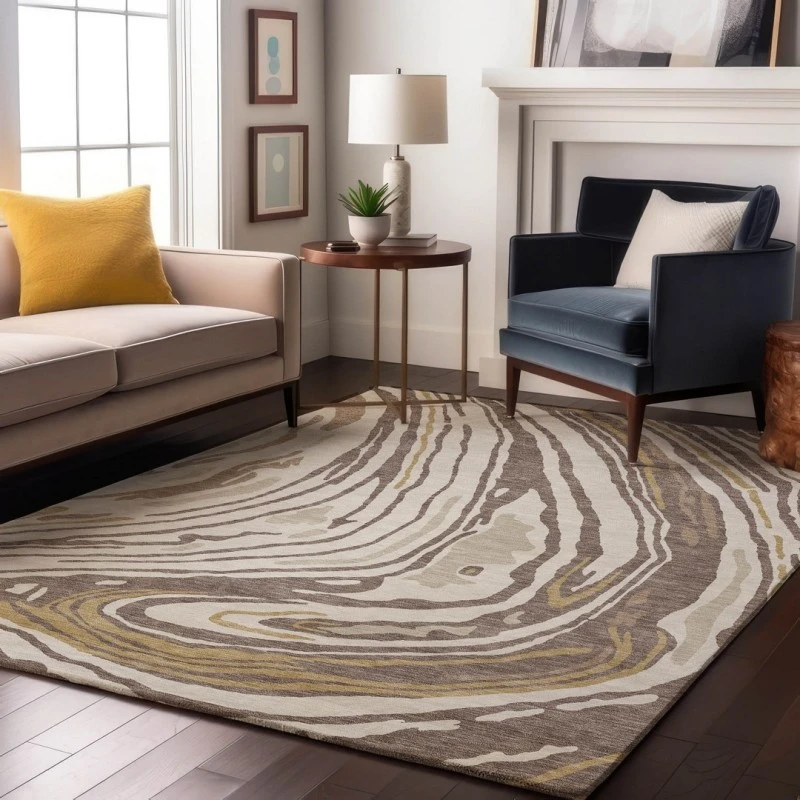 Addison Mayfield Brown AMF1051 2ft. 3in. x 7ft. 6in. Rect. Rug