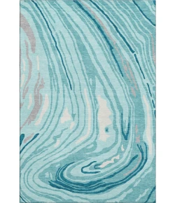 Addison Mayfield Teal AMF1051 8ft. x 10ft. Rect. Rug