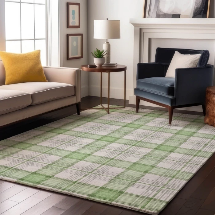 Addison Mayfield Green AMF1052 - 8ft. Round Rug