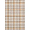 Addison Mayfield Orange AMF1052 - 8ft. Round Rug
