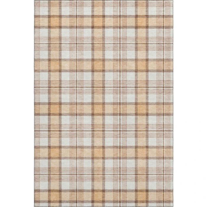 Addison Mayfield Orange AMF1052 - 8ft. Round Rug