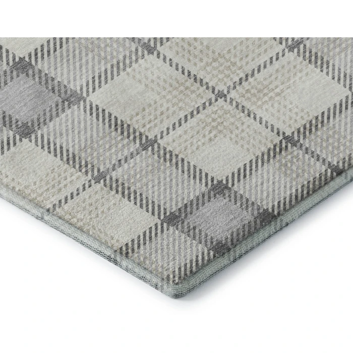 Addison Mayfield Gray AMF1052 - 8ft. Round Rug