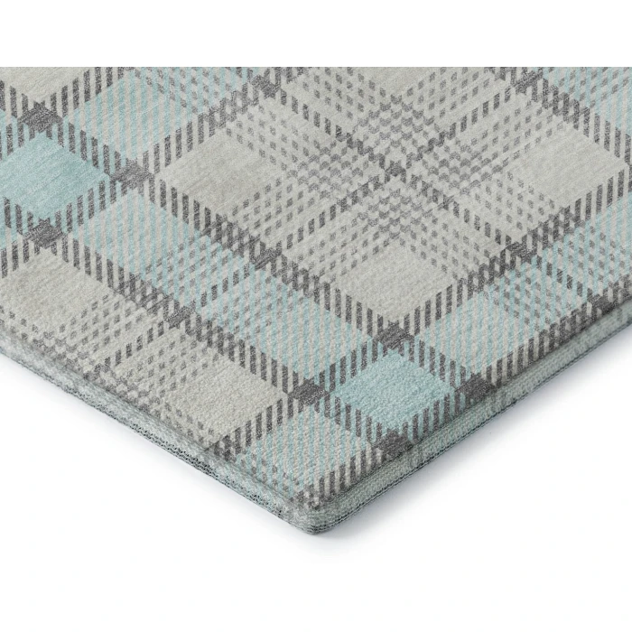 Addison Mayfield Blue AMF1052 - 8ft. Round Rug