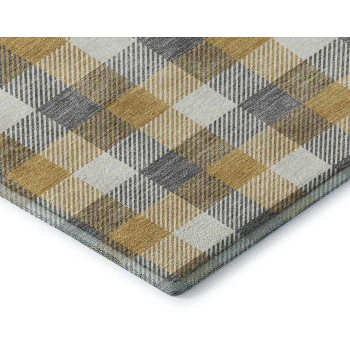 Addison Mayfield Gray AMF1053 - 8ft. Round Rug