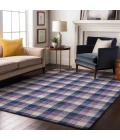 Addison Mayfield Blue AMF1053 2ft. 3in. x 7ft. 6in. Rect. Rug