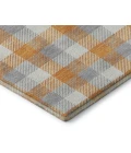 Addison Mayfield Orange AMF1053 - 8ft. Round Rug