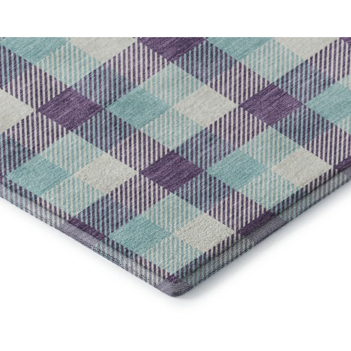 Addison Mayfield Purple AMF1053 - 8ft. Round Rug