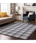 Addison Mayfield Purple AMF1053 - 8ft. Round Rug