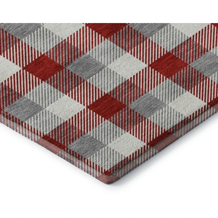 Addison Mayfield Red AMF1053 - 8ft. Round Rug