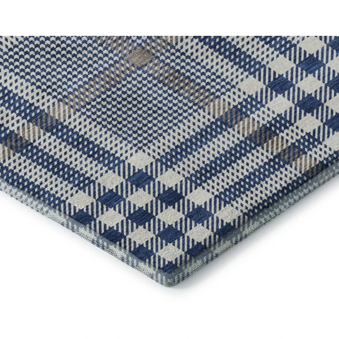 Addison Mayfield Blue AMF1054 - 8ft. Round Rug