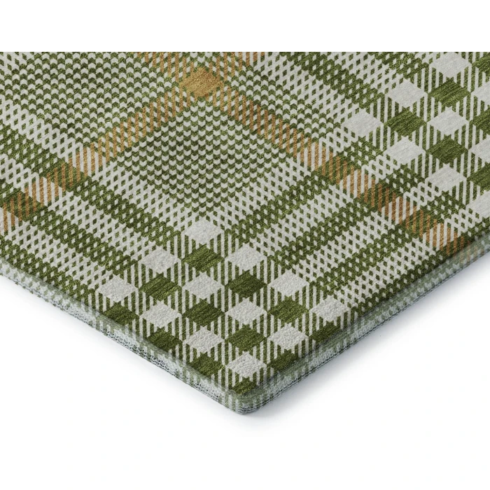 Addison Mayfield Green AMF1054 - 8ft. Round Rug