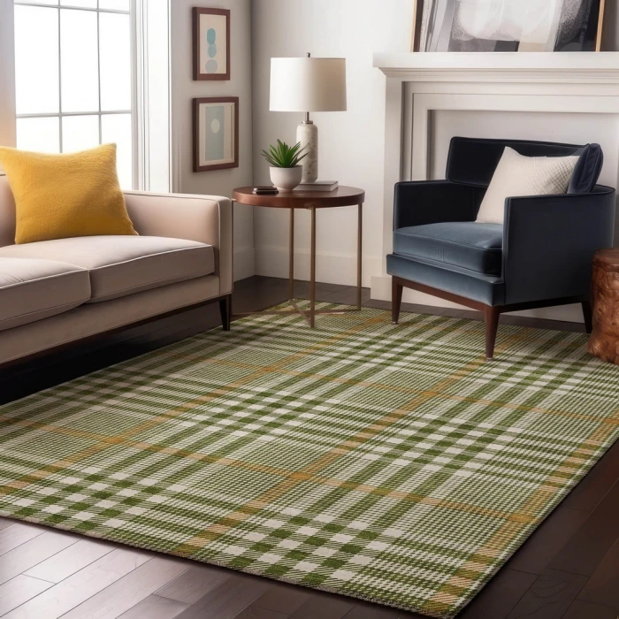 Addison Mayfield Green AMF1054 - 8ft. Round Rug
