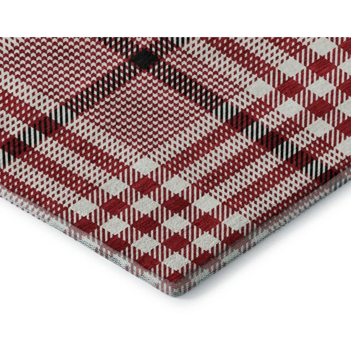 Addison Mayfield Red AMF1054 - 8ft. Round Rug