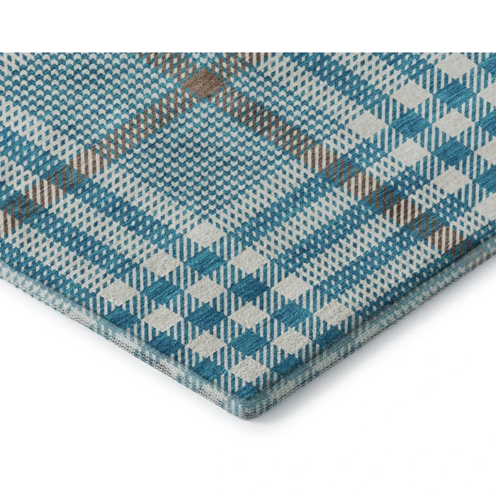 Addison Mayfield Teal AMF1054 2ft. 3in. x 7ft. 6in. Rect. Rug