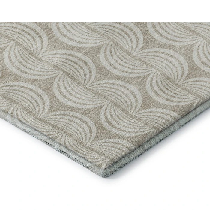 Addison Mayfield Brown AMF1055 - 8ft. Round Rug