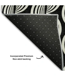 Addison Mayfield Black AMF1055 2ft. 3in. x 7ft. 6in. Rect. Rug