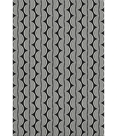 Addison Mayfield Black AMF1055 2ft. 3in. x 7ft. 6in. Rect. Rug