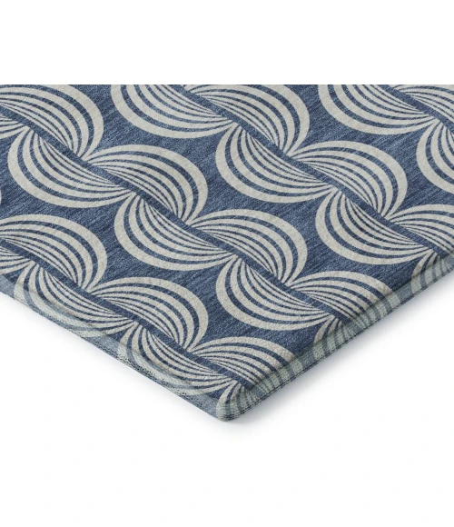 Addison Mayfield Blue AMF1055 2ft. 3in. x 7ft. 6in. Rect. Rug