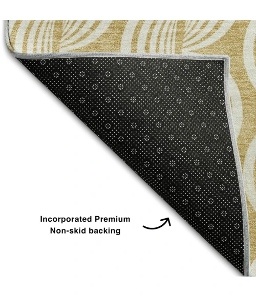 Addison Mayfield Gold AMF1055 2ft. 3in. x 7ft. 6in. Rect. Rug