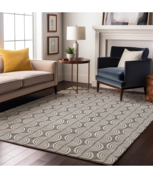 Addison Mayfield Gray AMF1055 2ft. 3in. x 7ft. 6in. Rect. Rug