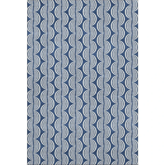 Addison Mayfield Blue AMF1055 8ft. x 10ft. Rect. Rug