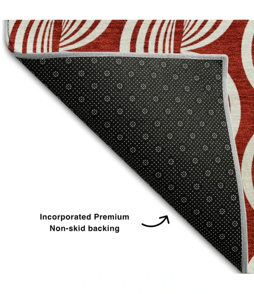 Addison Mayfield Red AMF1055 5ft. x 7ft. 6in. Rect. Rug