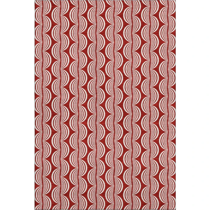 Addison Mayfield Red AMF1055 8ft. x 10ft. Rect. Rug
