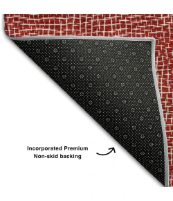Addison Mayfield Red AMF1057 9ft. x 12ft. Rect. Rug