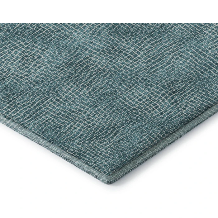 Addison Mayfield Teal AMF1057 - 8ft. Round Rug